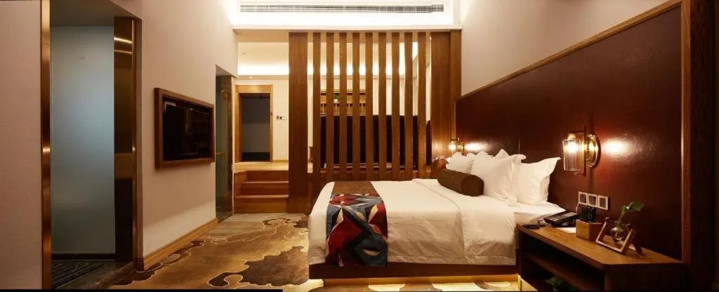 Bed in James Joyce Coffetel·Shanghai Zhuanqiao Wanda Plaza