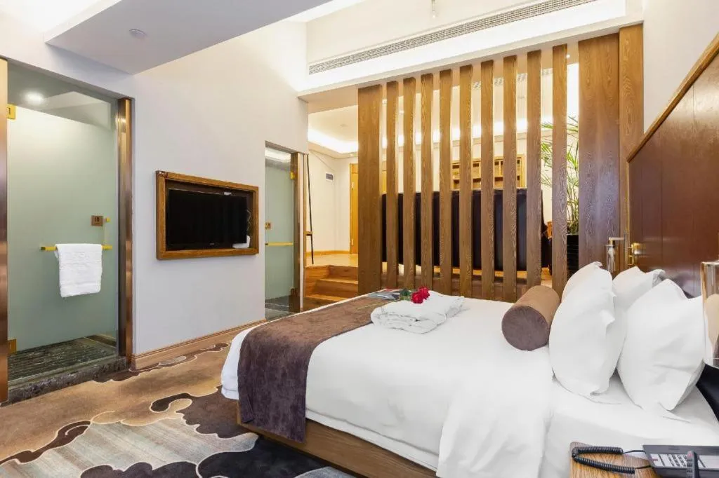 Bed in James Joyce Coffetel·Shanghai Zhuanqiao Wanda Plaza