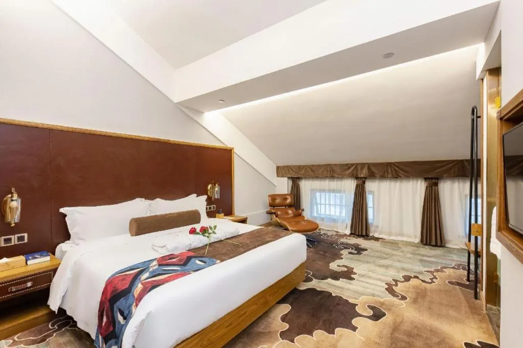 Bed in James Joyce Coffetel·Shanghai Zhuanqiao Wanda Plaza