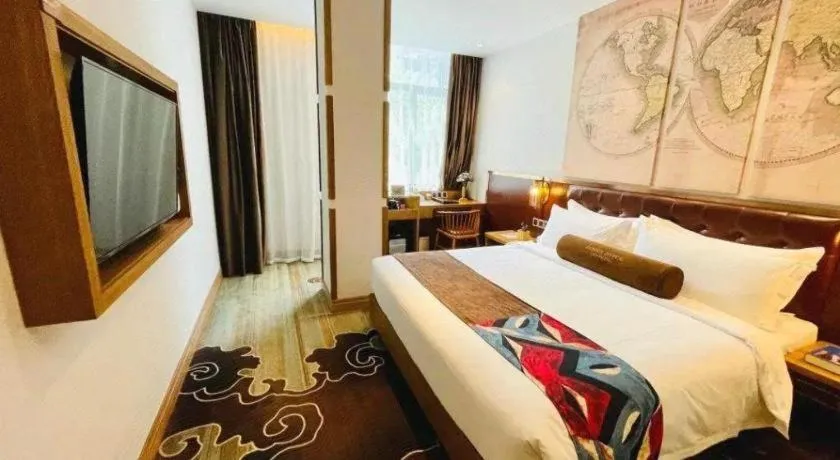 Bed in James Joyce Coffetel·Shanghai Zhuanqiao Wanda Plaza