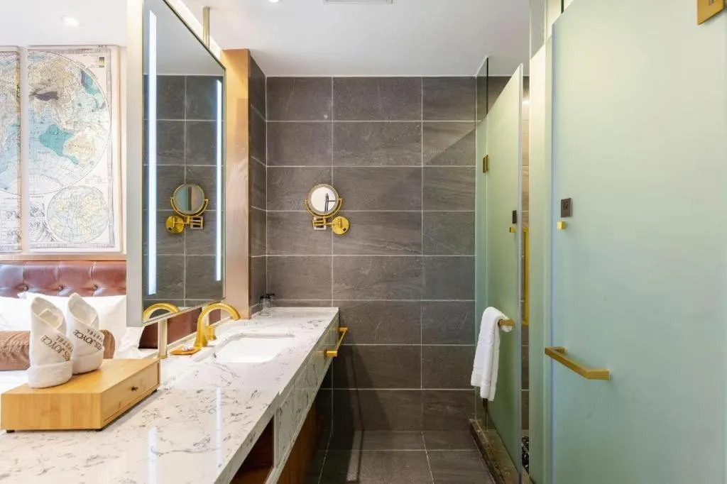 Bed in James Joyce Coffetel·Shanghai Zhuanqiao Wanda Plaza