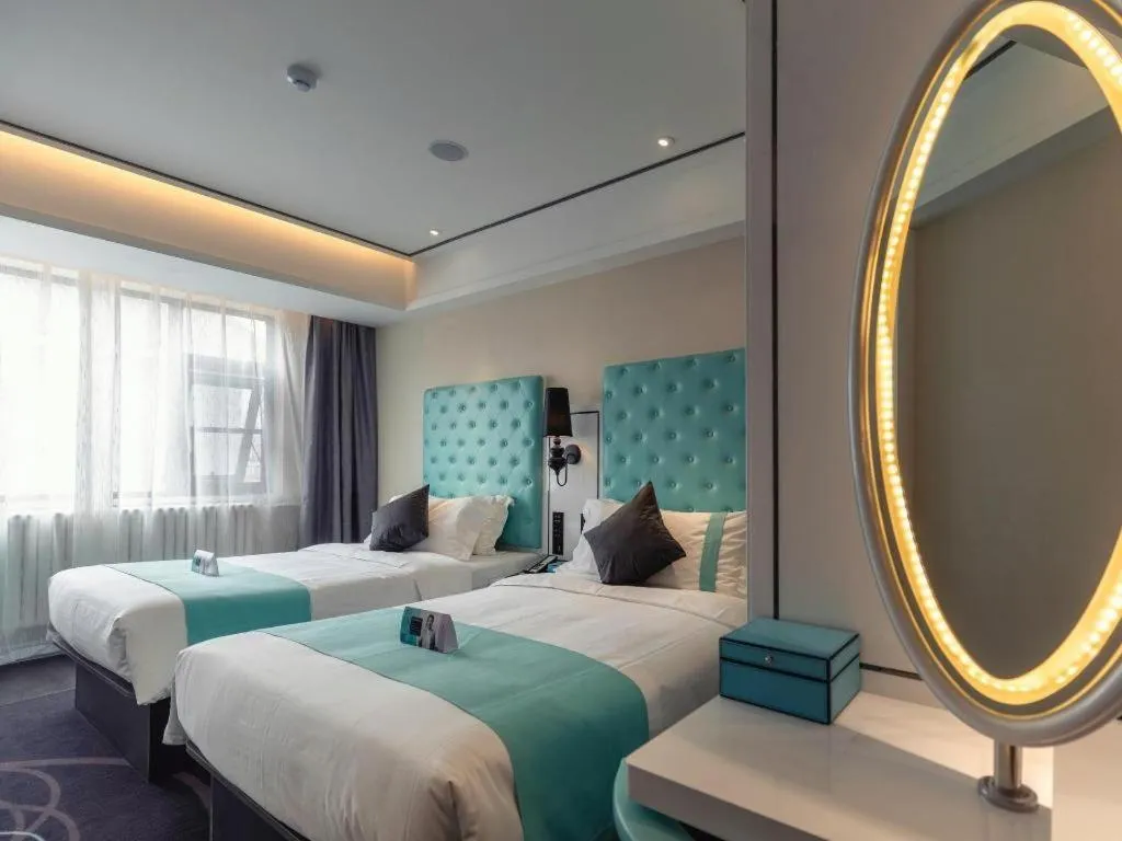 Bed in Xana Hotelle·JiNan Daminghu East Gate Shandong University