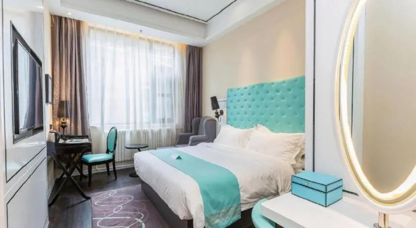 Bed in Xana Hotelle·JiNan Daminghu East Gate Shandong University