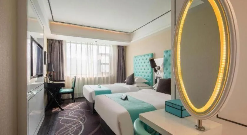 Bed in Xana Hotelle·JiNan Daminghu East Gate Shandong University