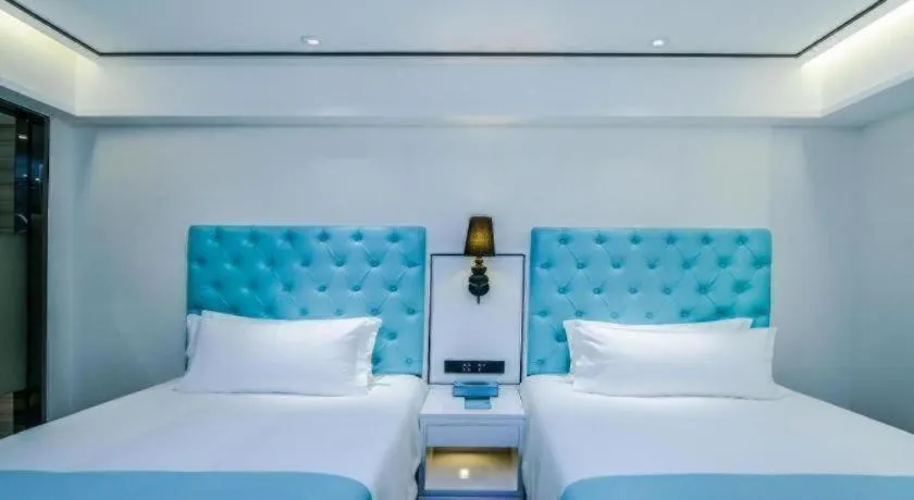 Bed in Xana Hotelle·JiNan Daminghu East Gate Shandong University