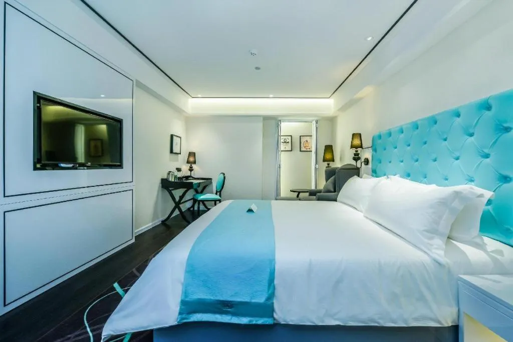 Bed in Xana Hotelle·JiNan Daminghu East Gate Shandong University