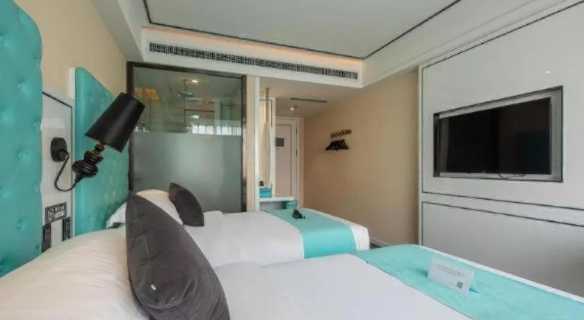 Bed in Xana Hotelle·JiNan Daminghu East Gate Shandong University