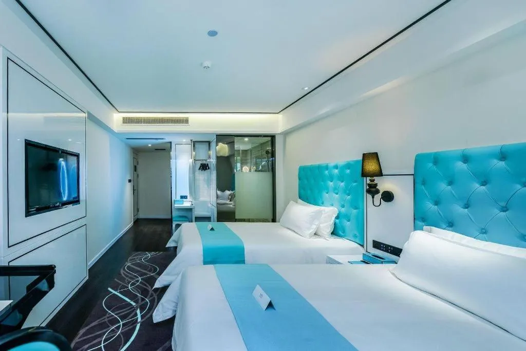 Bed in Xana Hotelle·JiNan Daminghu East Gate Shandong University