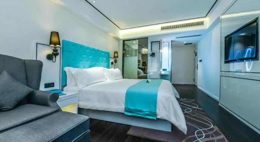 Bed in Xana Hotelle·JiNan Daminghu East Gate Shandong University