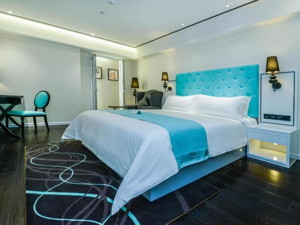 Bed in Xana Hotelle·JiNan Daminghu East Gate Shandong University