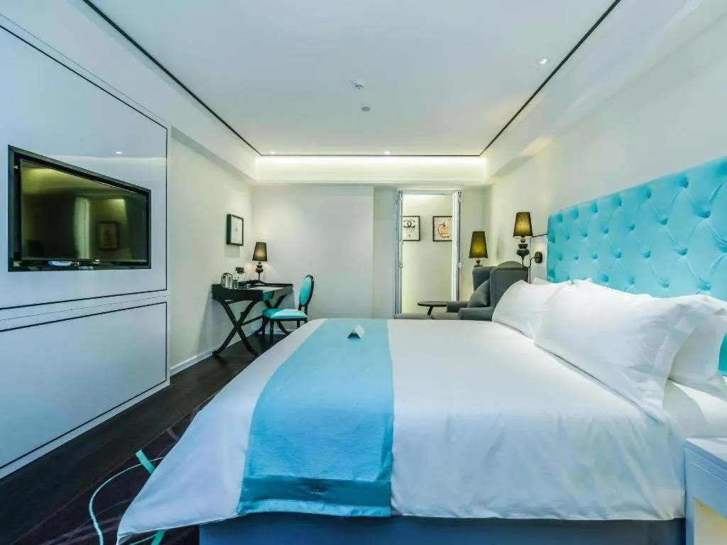 Bed in Xana Hotelle·JiNan Daminghu East Gate Shandong University