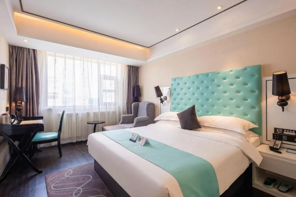 Bed in Xana Hotelle·JiNan Daminghu East Gate Shandong University