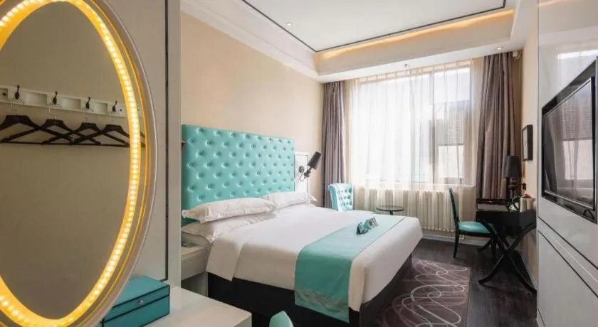 Bed in Xana Hotelle·JiNan Daminghu East Gate Shandong University