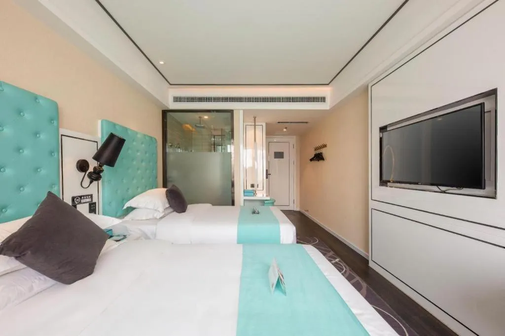 Bed in Xana Hotelle·JiNan Daminghu East Gate Shandong University