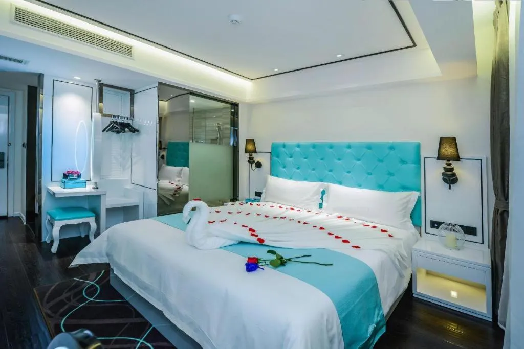 Bed in Xana Hotelle·JiNan Daminghu East Gate Shandong University