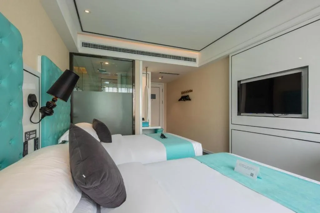 Bed in Xana Hotelle·JiNan Daminghu East Gate Shandong University