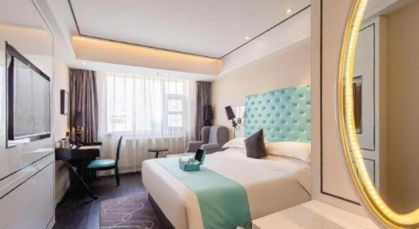 Bed in Xana Hotelle·JiNan Daminghu East Gate Shandong University