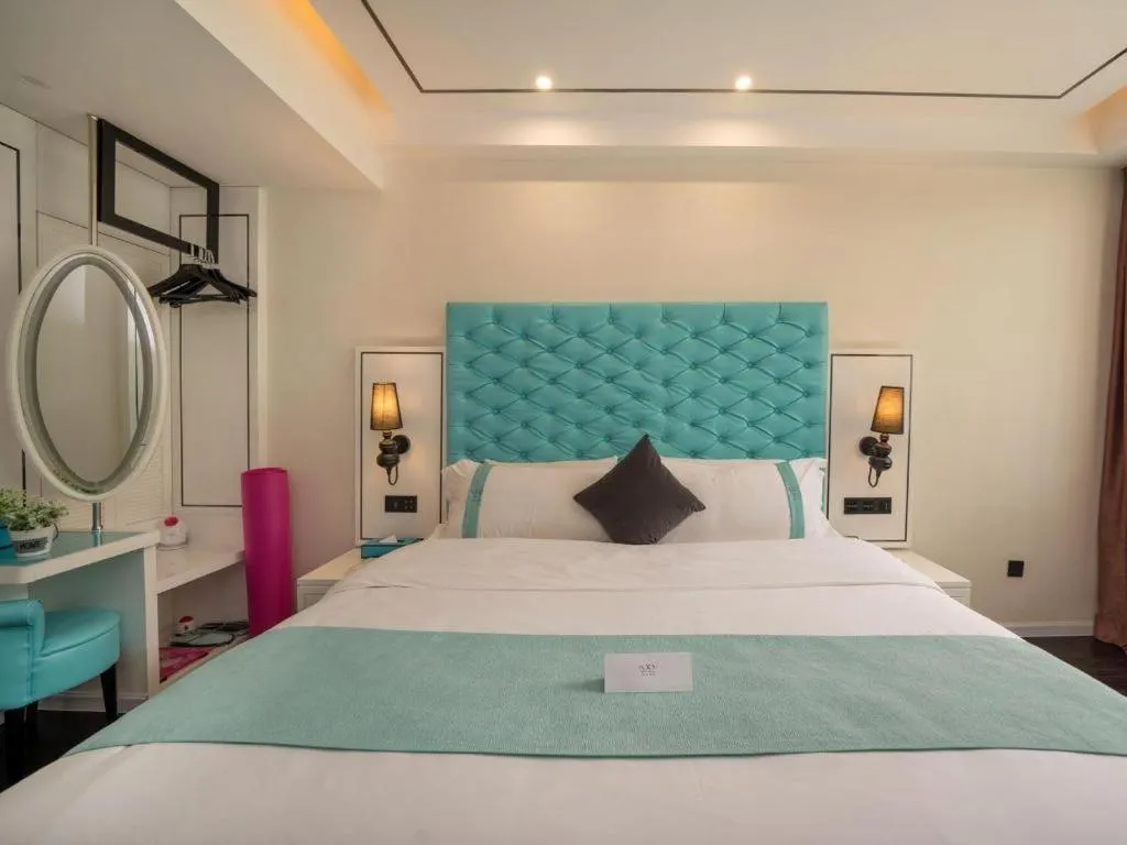 Bed in Xana Hotelle·JiNan Daminghu East Gate Shandong University