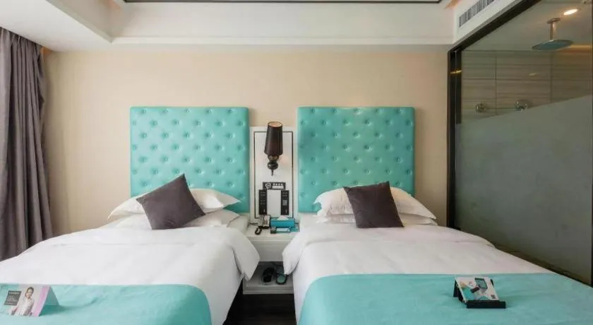 Bed in Xana Hotelle·JiNan Daminghu East Gate Shandong University