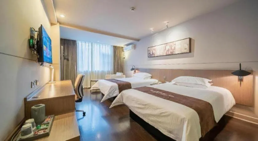 Bed in Jinjiang Inn Select Xuzhou Suning Plaza Jinguang East Road