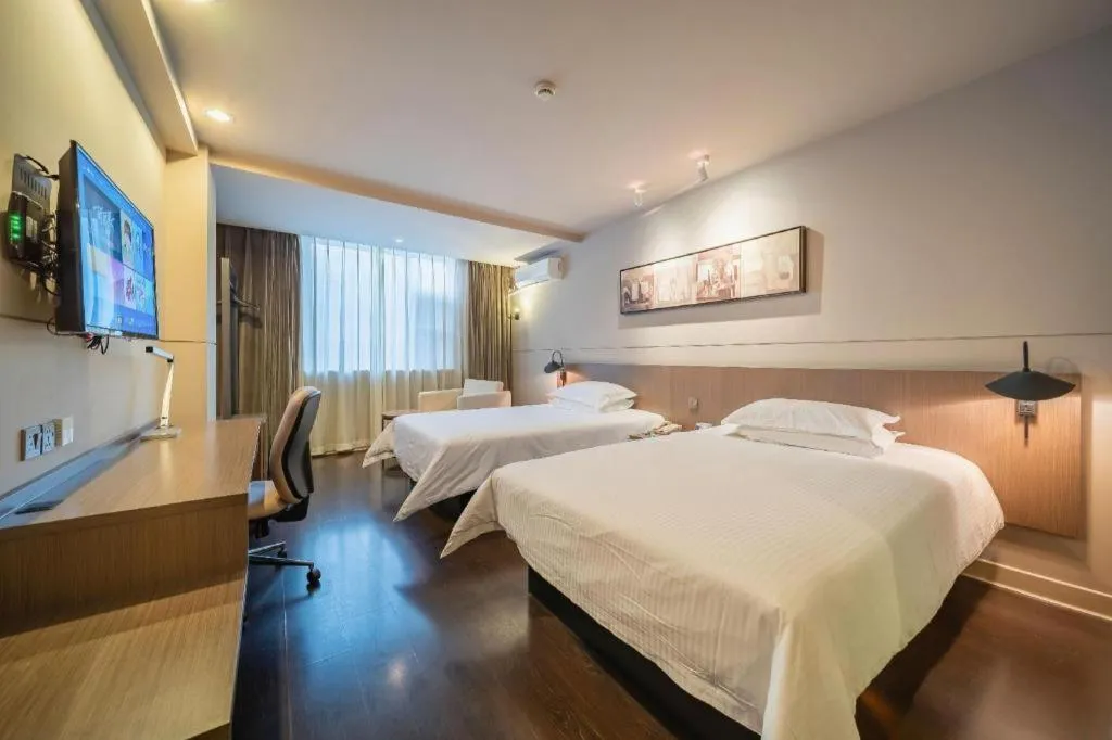 Bed in Jinjiang Inn Select Xuzhou Suning Plaza Jinguang East Road