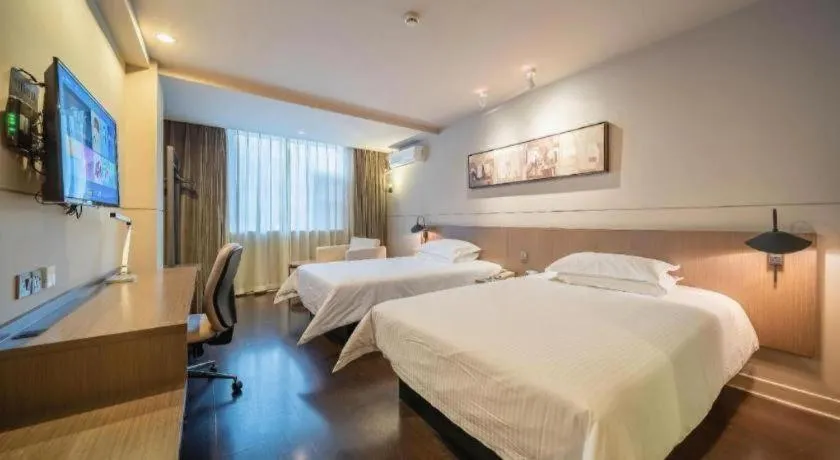 Bed in Jinjiang Inn Select Xuzhou Suning Plaza Jinguang East Road