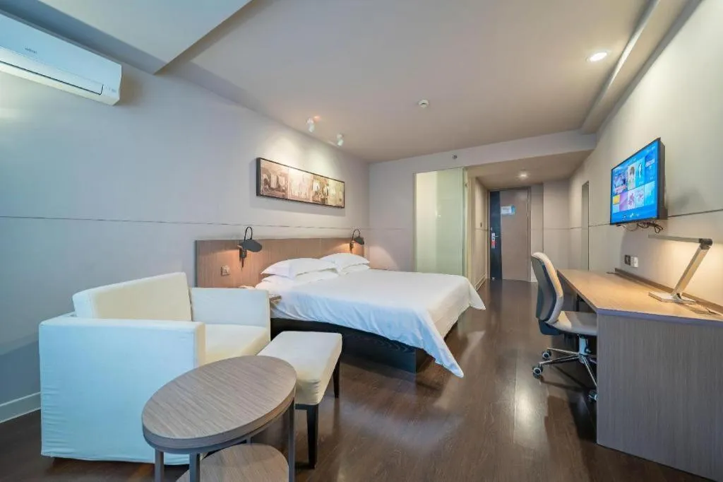 Bed in Jinjiang Inn Select Xuzhou Suning Plaza Jinguang East Road