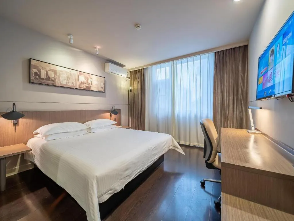 Bed in Jinjiang Inn Select Xuzhou Suning Plaza Jinguang East Road
