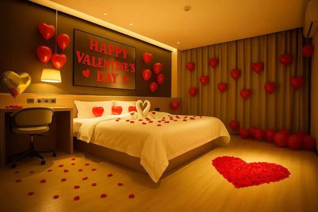 Bed in IU Hotels·Yinchuan Railway Station