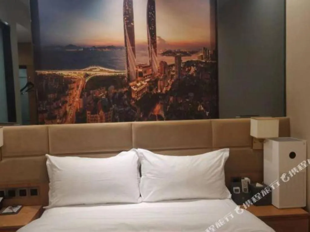Bed in Chonpines Hotel North Xiamen Station Jimei University