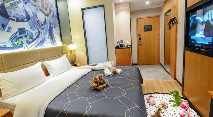 Bed in Chonpines Hotel North Xiamen Station Jimei University