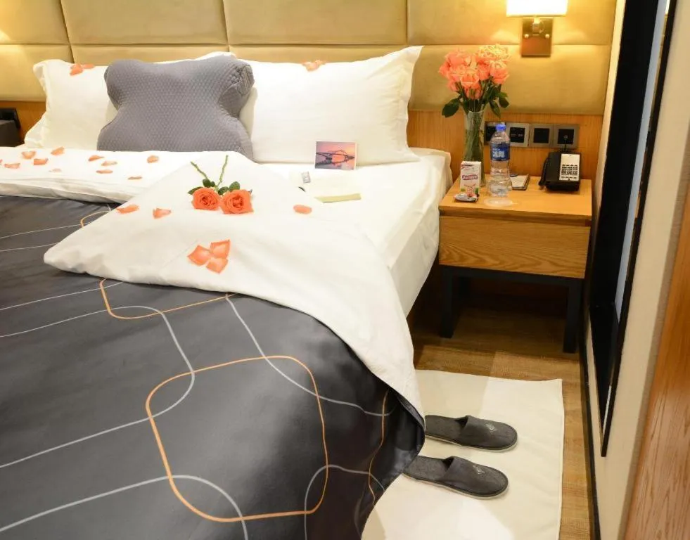 Bed in Chonpines Hotel North Xiamen Station Jimei University