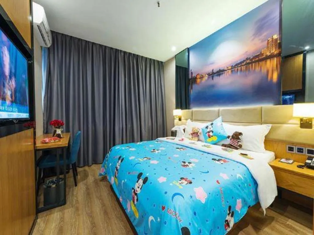 Bed in Chonpines Hotel North Xiamen Station Jimei University