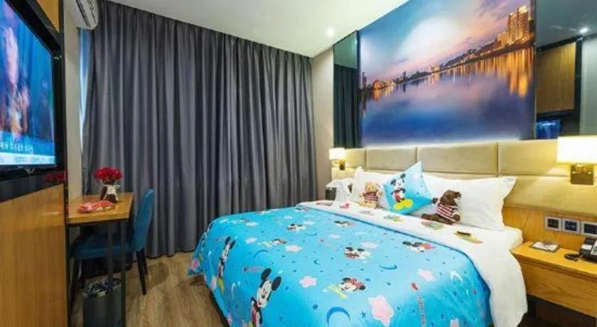 Bed in Chonpines Hotel North Xiamen Station Jimei University