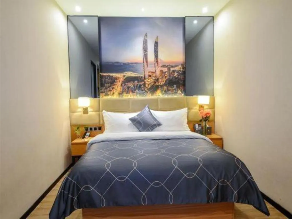 Bed in Chonpines Hotel North Xiamen Station Jimei University