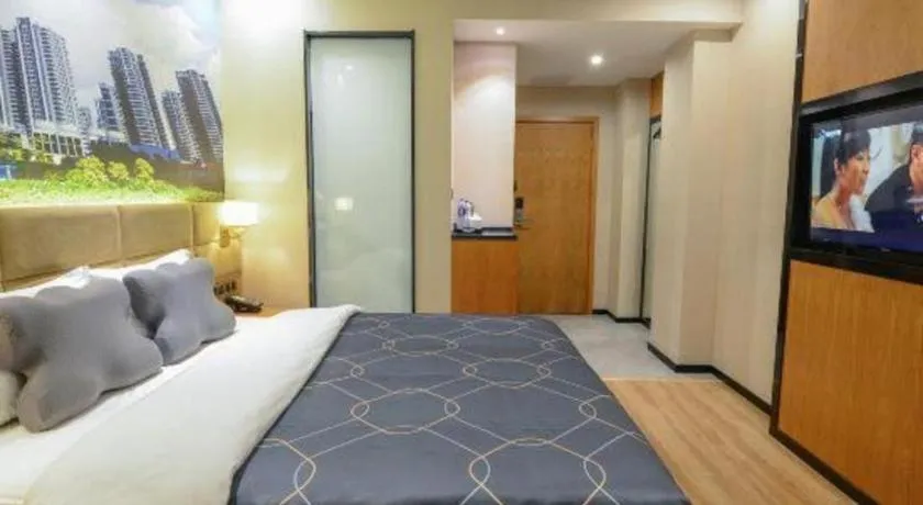 Bed in Chonpines Hotel North Xiamen Station Jimei University