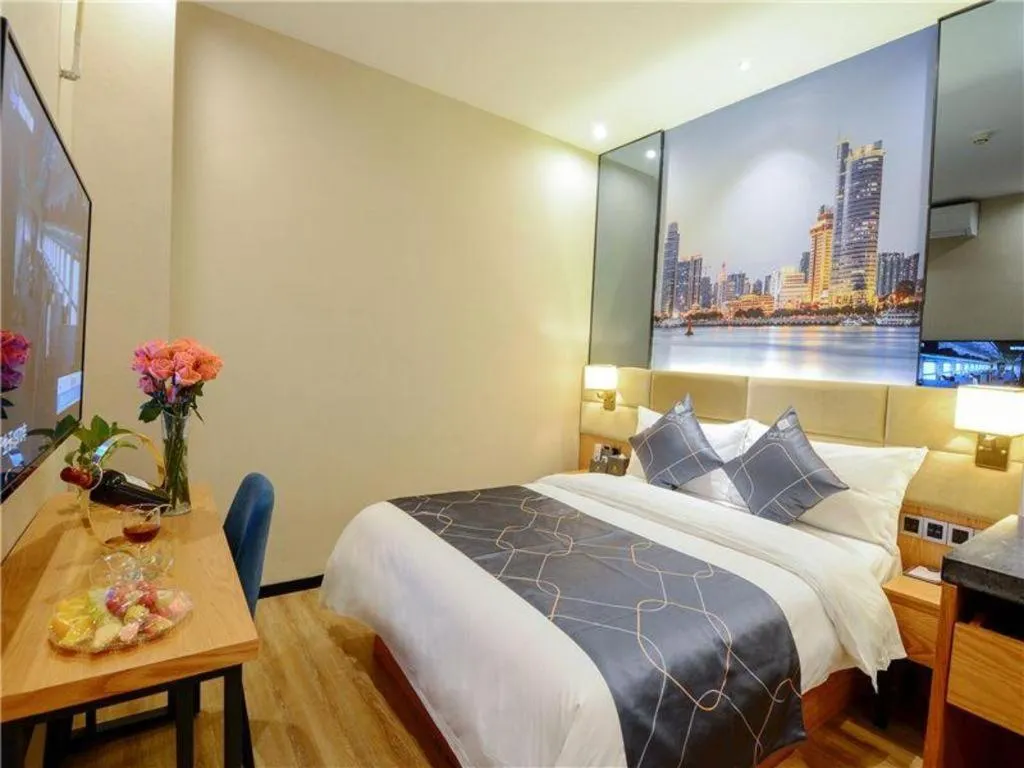 Bed in Chonpines Hotel North Xiamen Station Jimei University