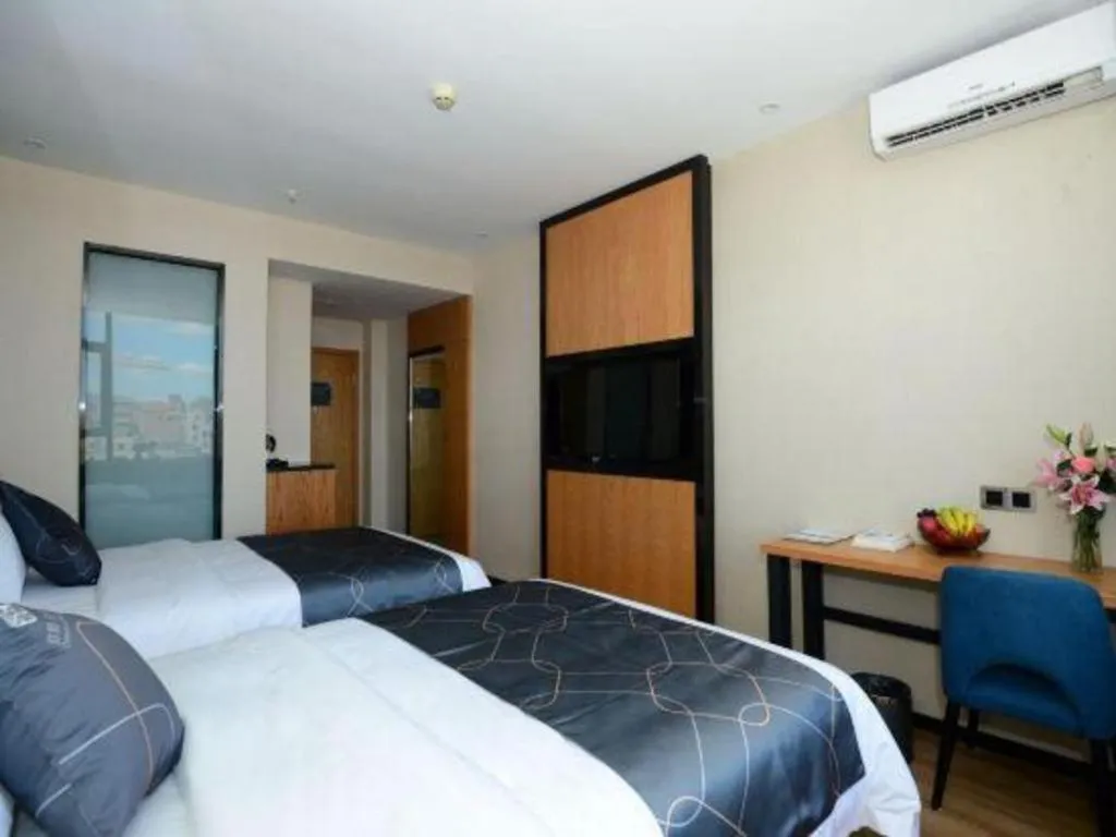 Bed in Chonpines Hotel North Xiamen Station Jimei University