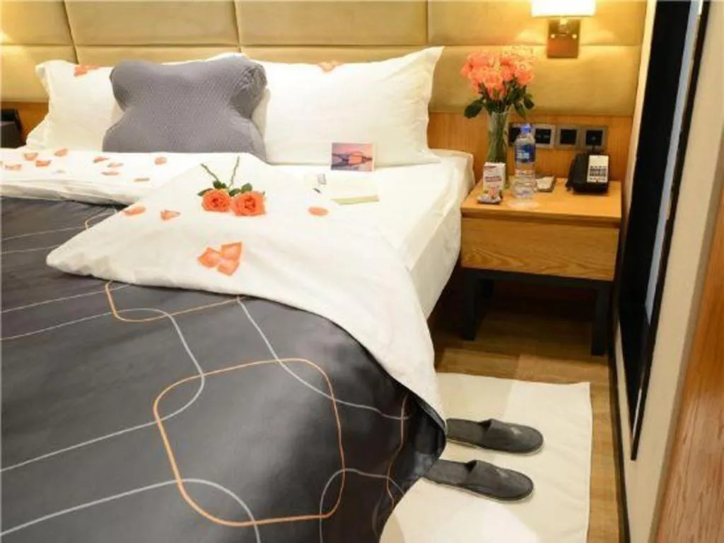 Bed in Chonpines Hotel North Xiamen Station Jimei University