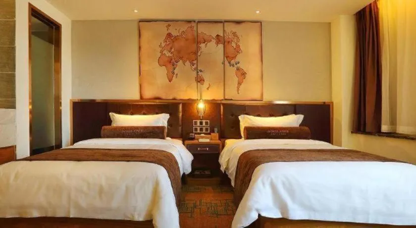 Bed in James Joyce Coffetel·Shenyang North Railway Station Shifu Square