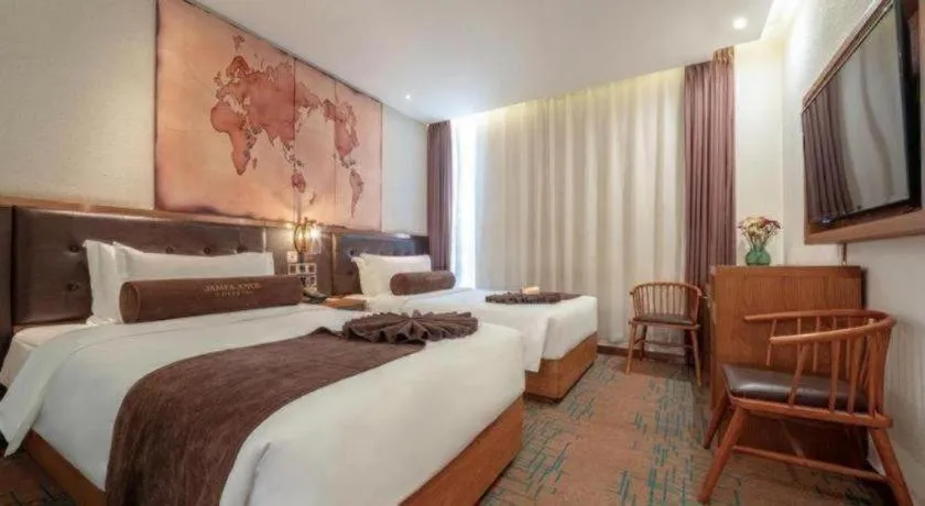 Bed in James Joyce Coffetel·Shenyang North Railway Station Shifu Square