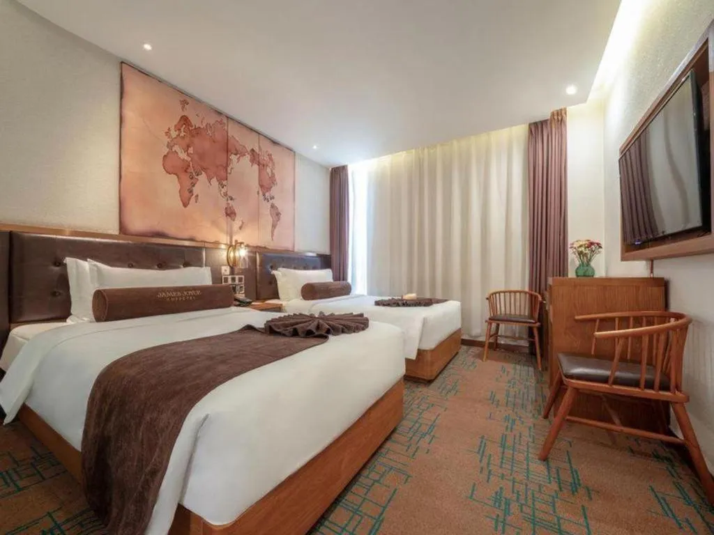 Bed in James Joyce Coffetel·Shenyang North Railway Station Shifu Square