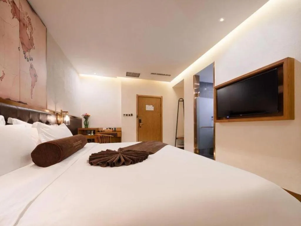 Bed in James Joyce Coffetel·Shenyang North Railway Station Shifu Square