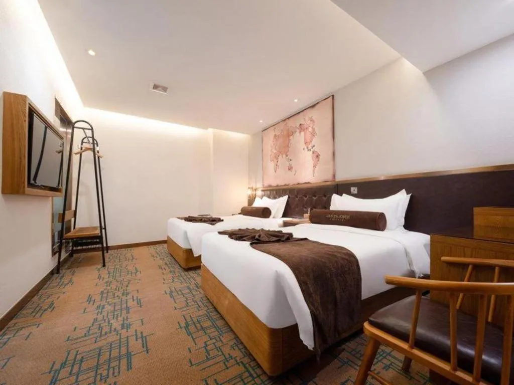 Bed in James Joyce Coffetel·Shenyang North Railway Station Shifu Square