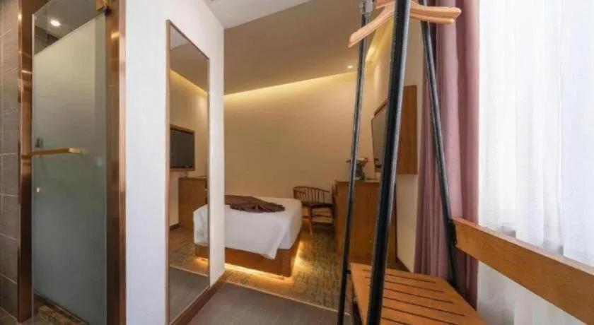 Bed in James Joyce Coffetel·Shenyang North Railway Station Shifu Square