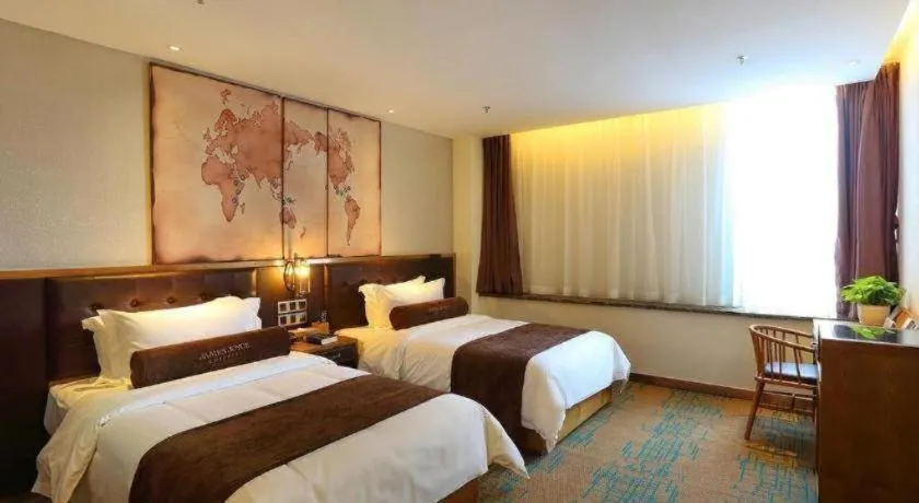 Bed in James Joyce Coffetel·Shenyang North Railway Station Shifu Square