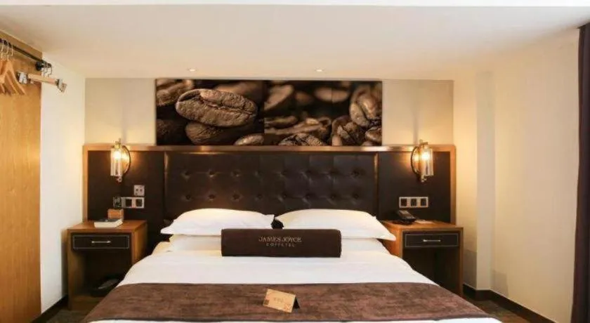 Bed in James Joyce Coffetel·Shenyang North Railway Station Shifu Square