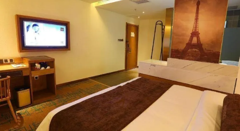 Bed in James Joyce Coffetel·Shenyang North Railway Station Shifu Square