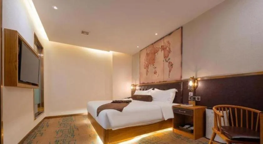 Bed in James Joyce Coffetel·Shenyang North Railway Station Shifu Square