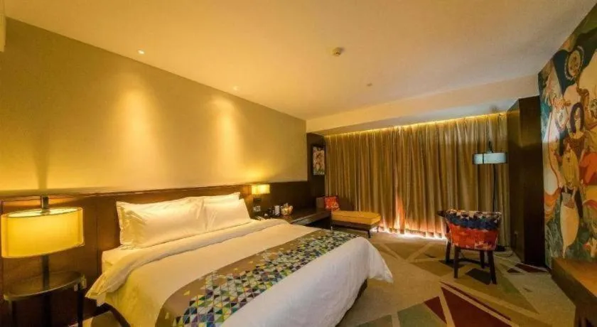 Bed in ZMAX Hotel Guangzhou Luogang Science City Shenzhou Road Metro Station